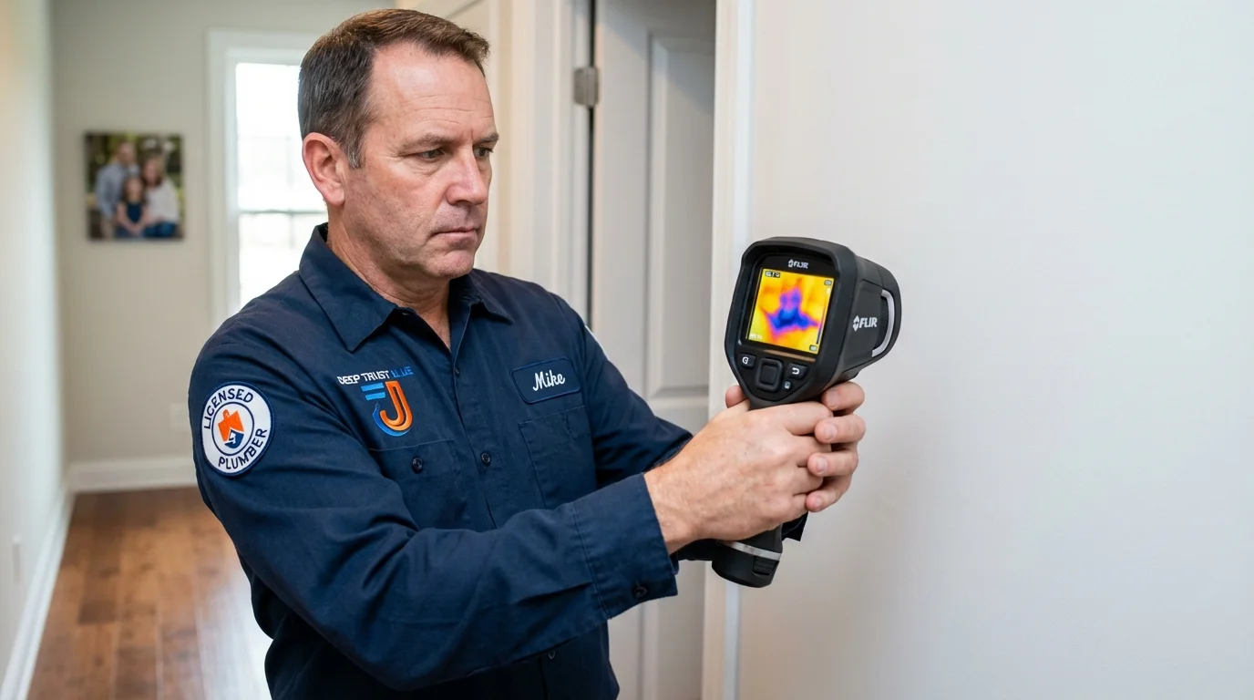 Thermal imaging leak detection by Johns Plumbing LLC in Britton